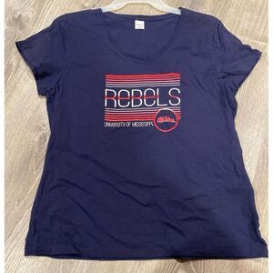 Women's xl Ole Miss Rebel Shirt‎